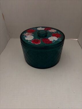 The Pioneer Woman Teal Glass Serving Bowl